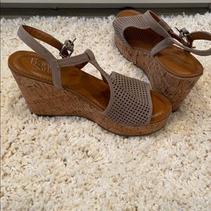 FRANCO SARTO cork wedges.
